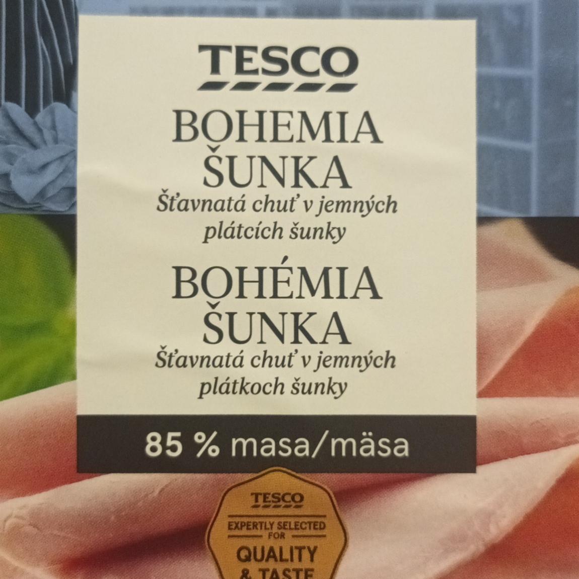 Fotografie - Bohemia šunka 85% masa Tesco