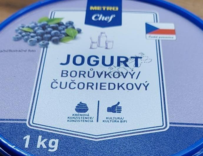 Fotografie - Jogurt borůvkový Metro Chef