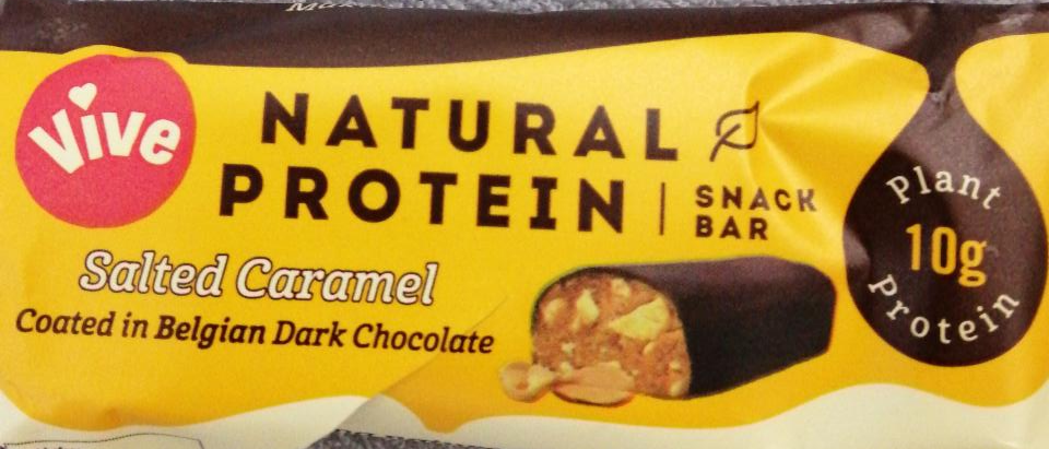 Fotografie - vive protein snack bar salted caramel