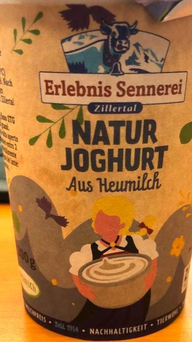 Fotografie - Natur joghurt aus heumilch Erlebnis Sennerei