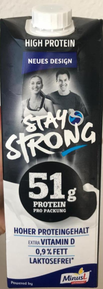 Fotografie - Laktosefrei High Protein Milch 0,9% fett STAY STRONG