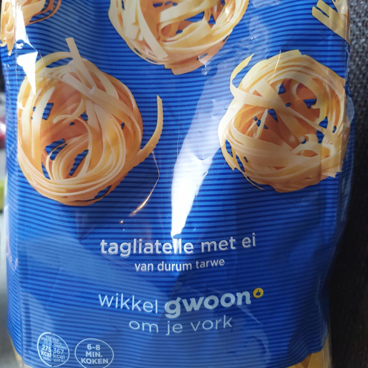 Fotografie - Tagliatelle met ei g'woon