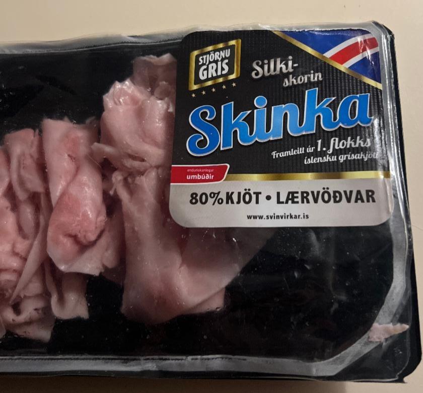 Fotografie - Silkiskorin Skinka 80% Stjörnu Grís