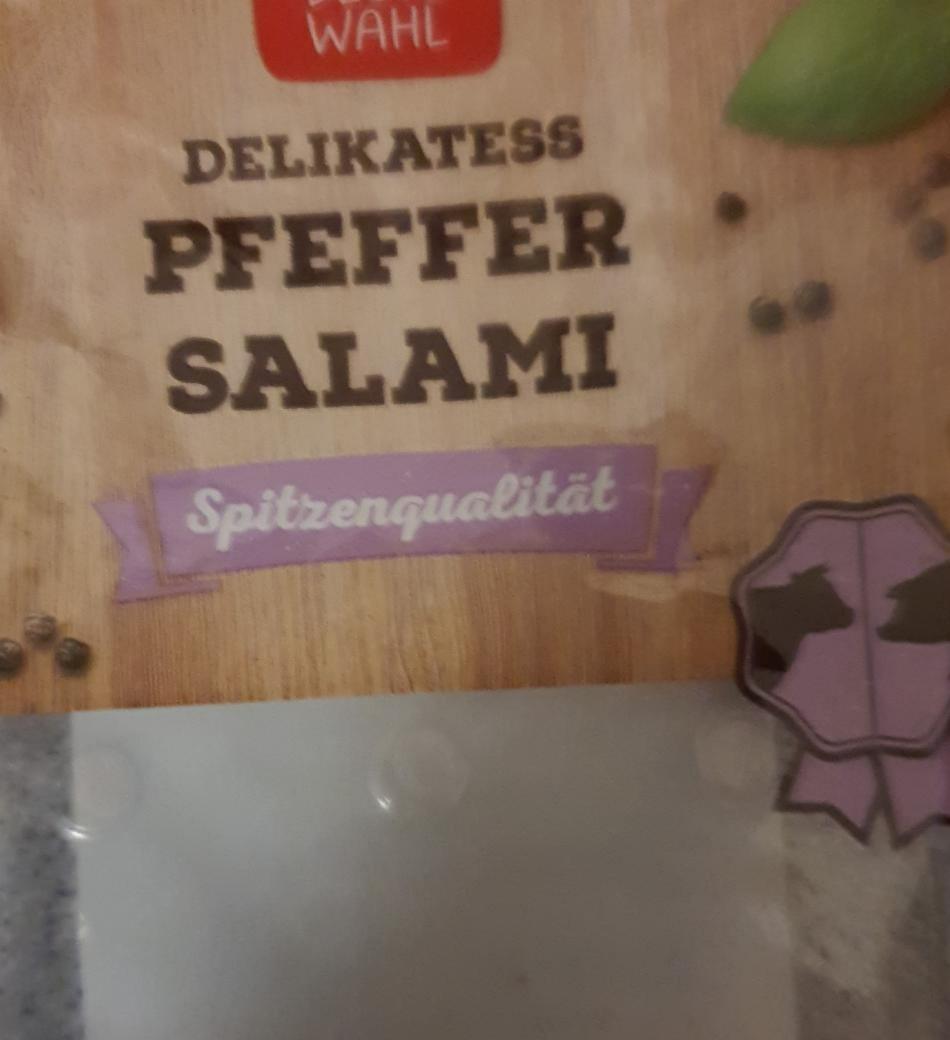 Fotografie - pfeffer salami Rewe beste wahl