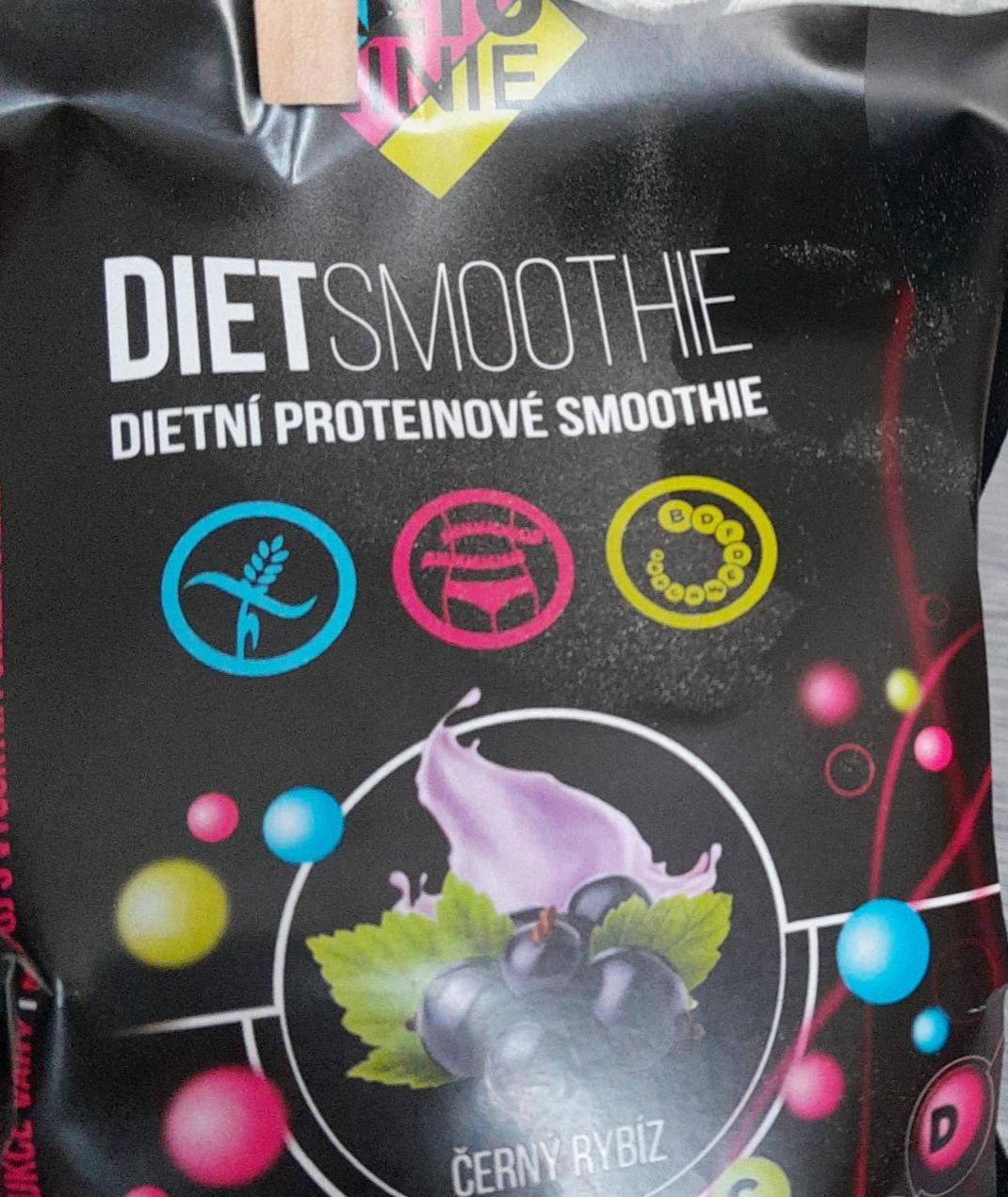 Fotografie - Dietsmoothie dietní proteinové smoothie černý rybíz KetoLinie