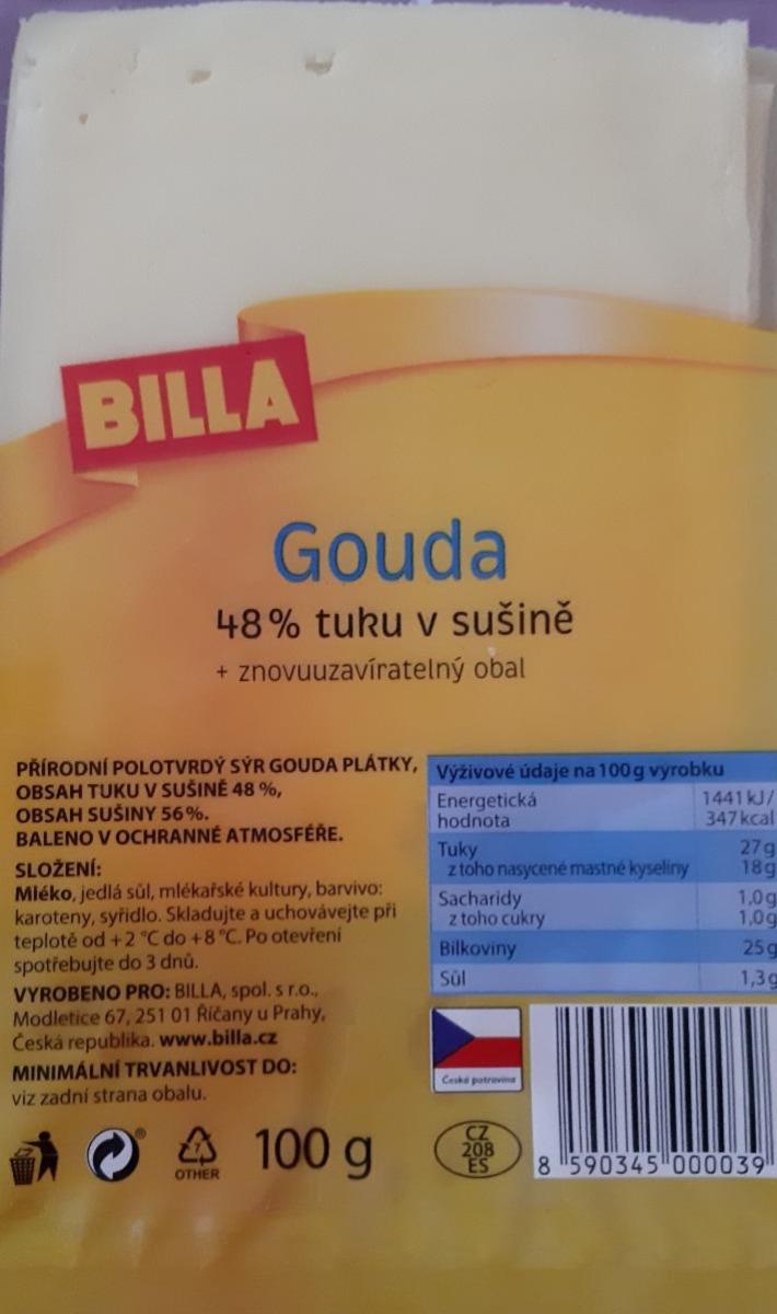 Fotografie - Gouda 48% tuku Billa