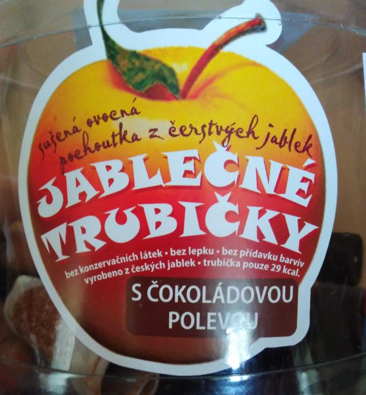 Fotografie - Jablečné trubičky s čokoládovou polevou