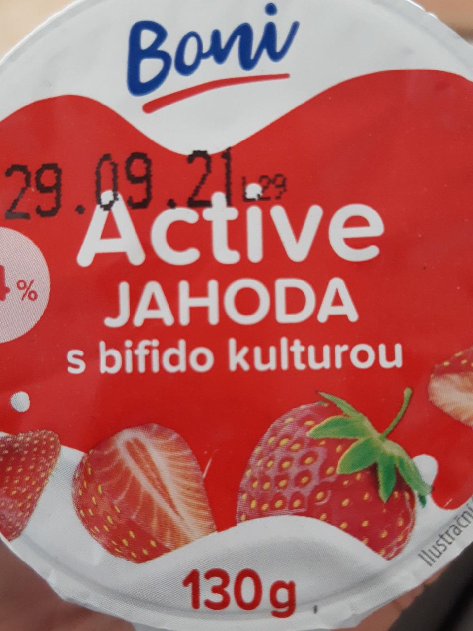 Fotografie - Active jahoda s bifido kulturou Boni