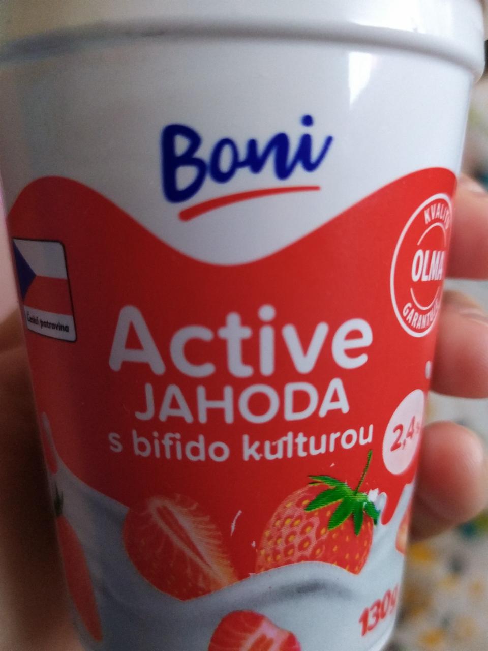 Fotografie - Active jahoda s bifido kulturou Boni