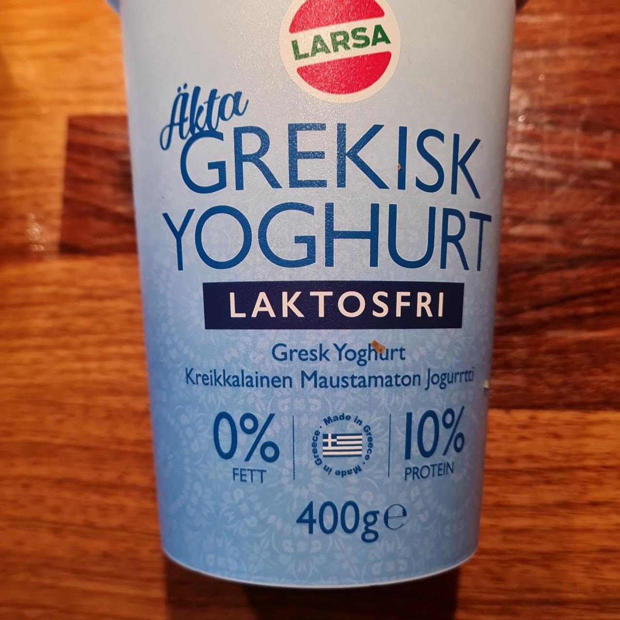 Fotografie - Grekisk Yoghurt Laktosfri Larsa