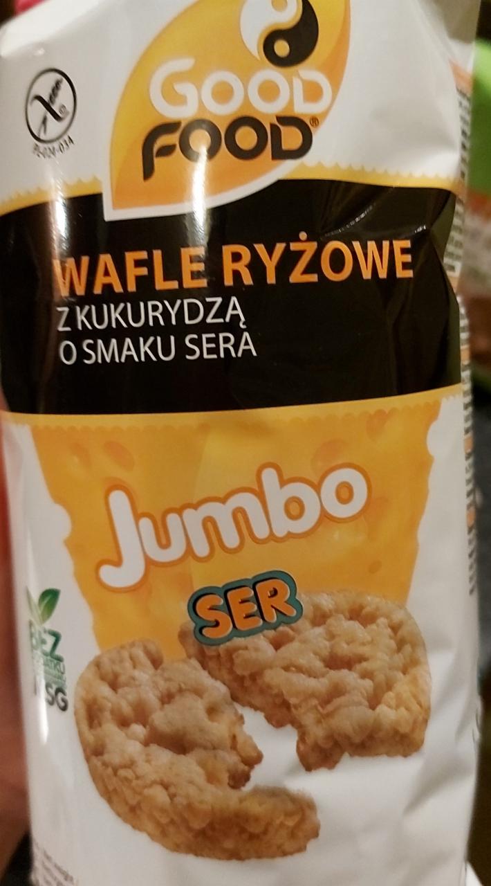 Fotografie - Jumbo Wafle ryżowe z kukurydzą o smaku sera Good Food