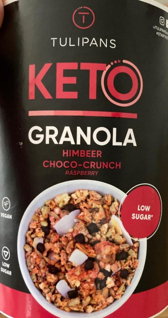 Fotografie - Keto granola Himbeer Choco-Crunch Tulipans