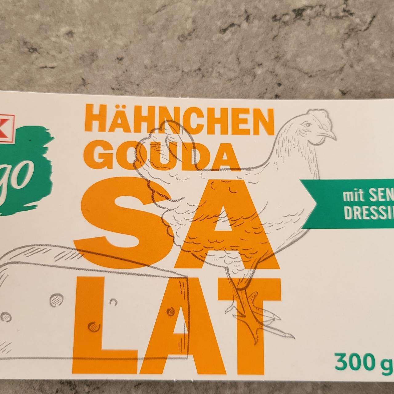 Fotografie - Hänchen-gouda salat mit senf-dressing K-to go