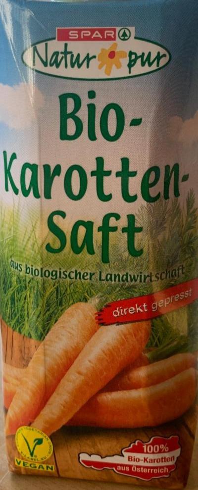 Fotografie - Bio-KarottenSaft Spar Natur pur