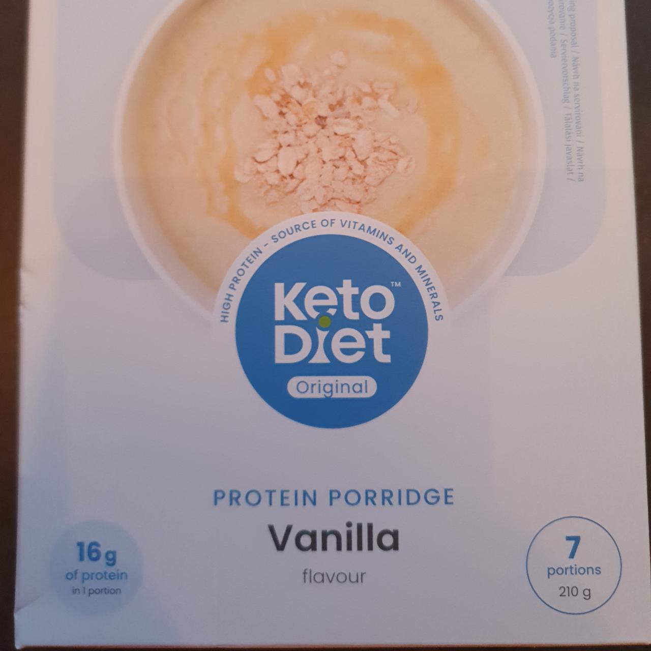 Fotografie - Protein porridge vanilla flavour KetoDiet