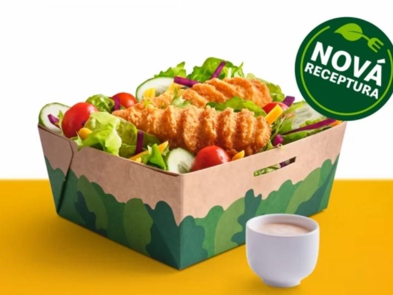 Fotografie - Crispy Chicken salát McDonald's nová receptura