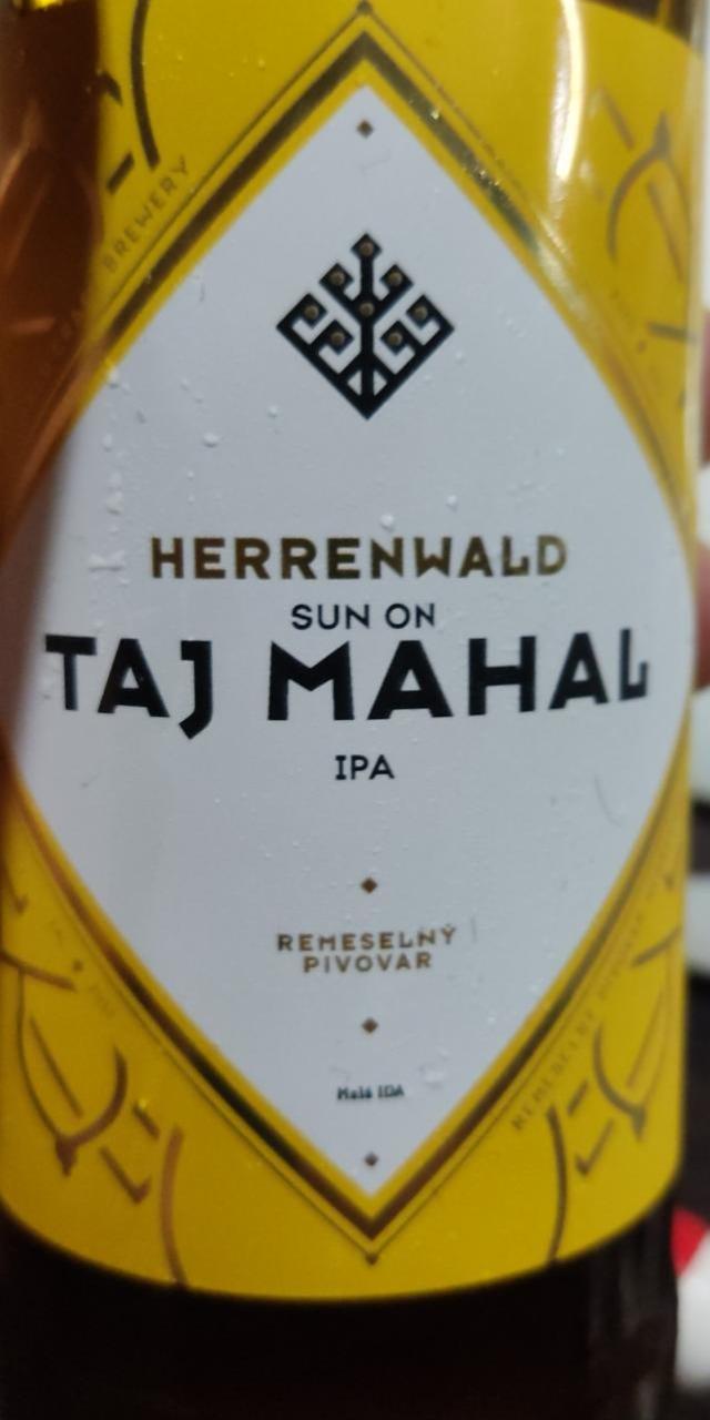 Fotografie - Herrenwald Sun on Taj Mahal IPA 14°