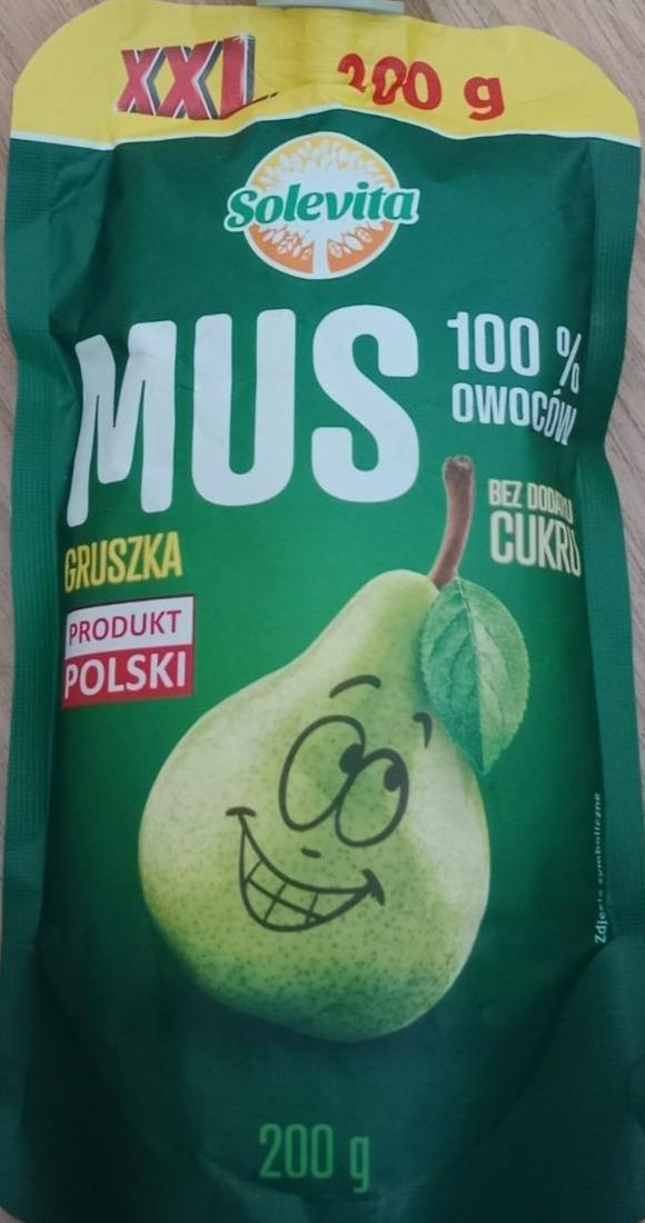 Fotografie - Mus 100% owoców Gruszka Solevita