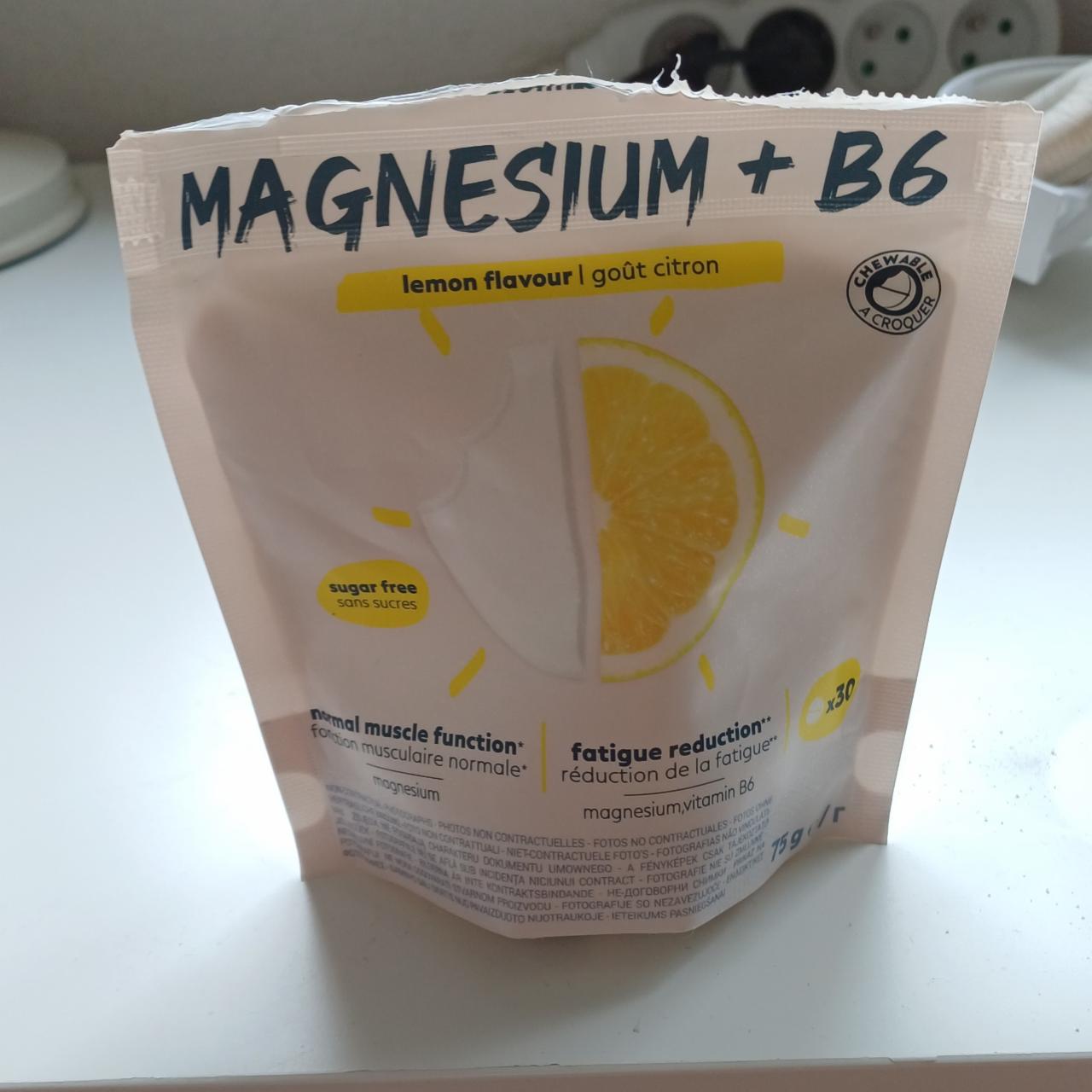 Fotografie - Magnesium+B6 citron Decathlon