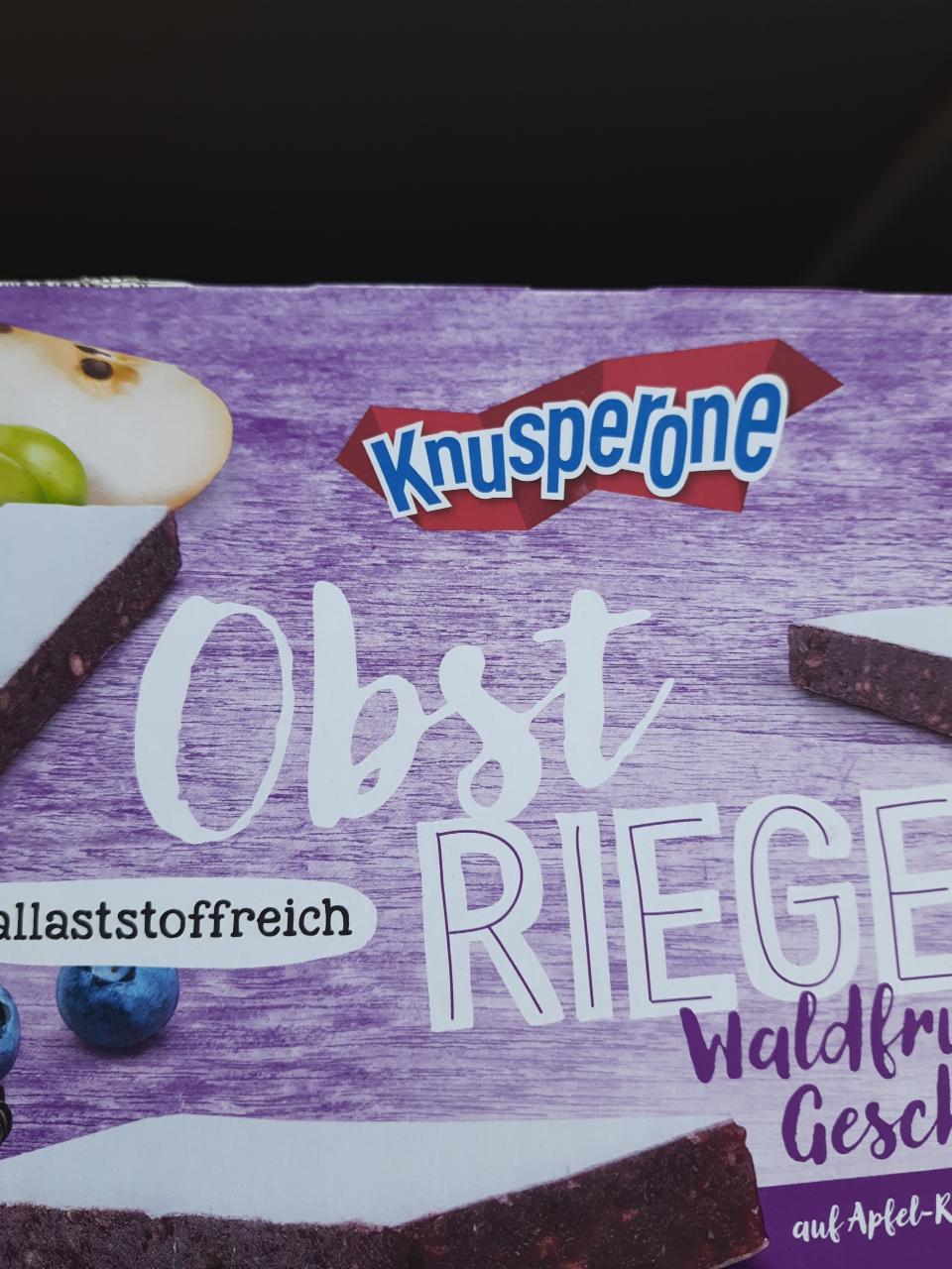 Fotografie - Obst Riegel Waldfrucht Knusperone