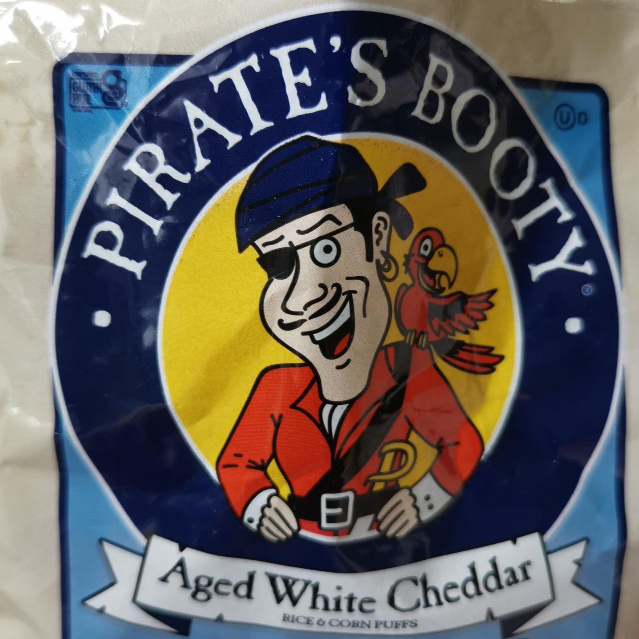 Fotografie - Aged White Cheddar Rice & Corn Puffs Pirate's Booty