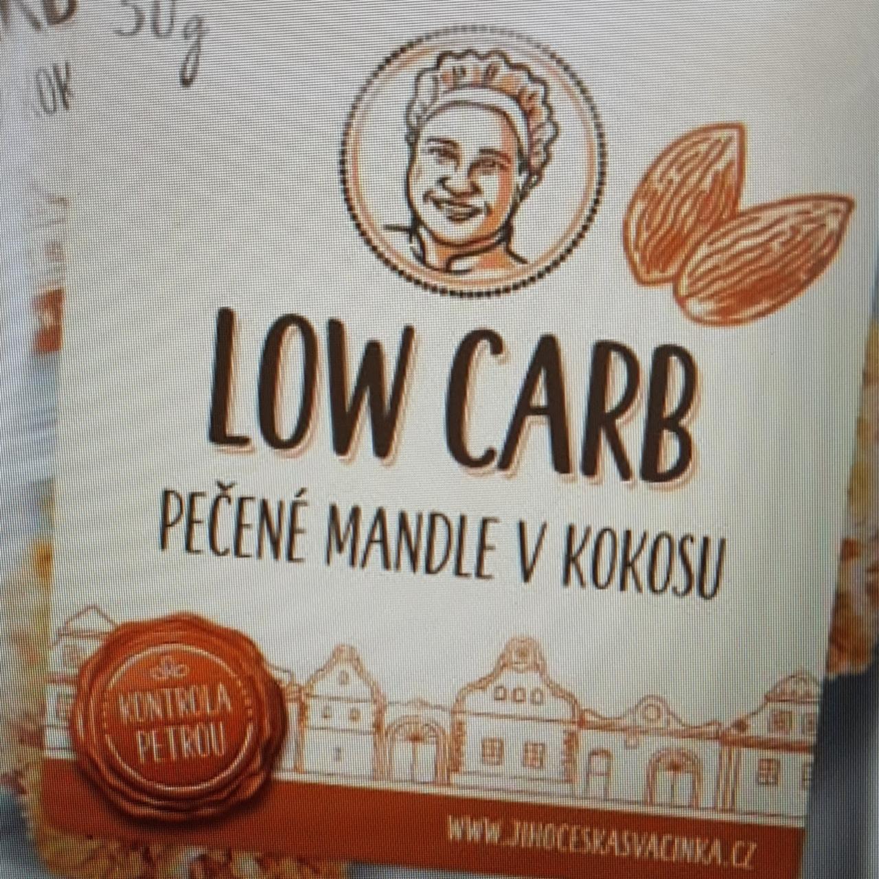 Fotografie - Low carb pečené mandle v kokosu Jihočeská svačinka