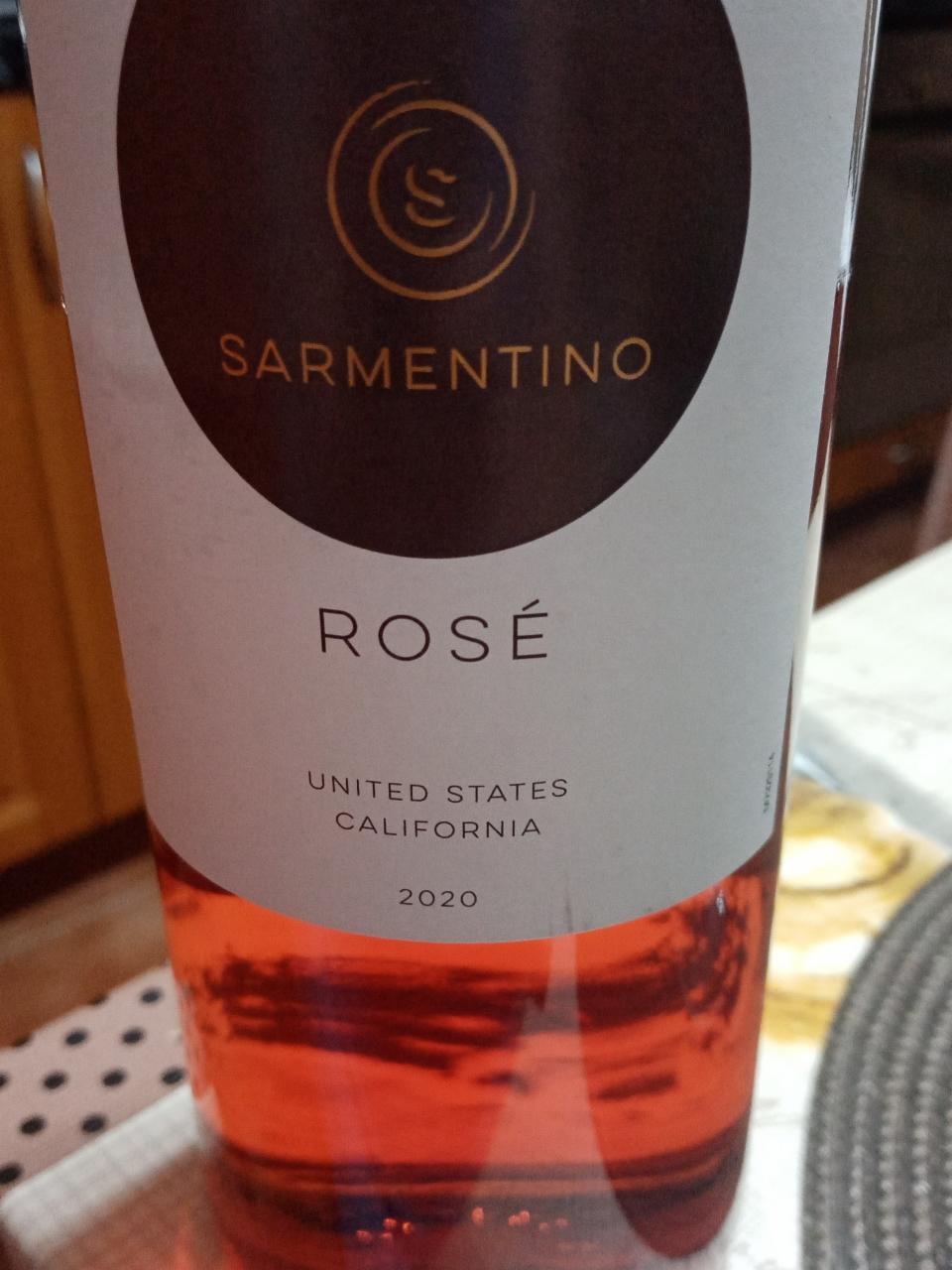 Fotografie - Víno Sarmentino rosé