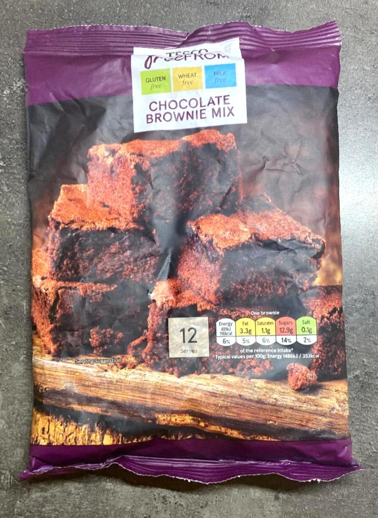 Fotografie - Chocolate Brownie Mix Tesco free From