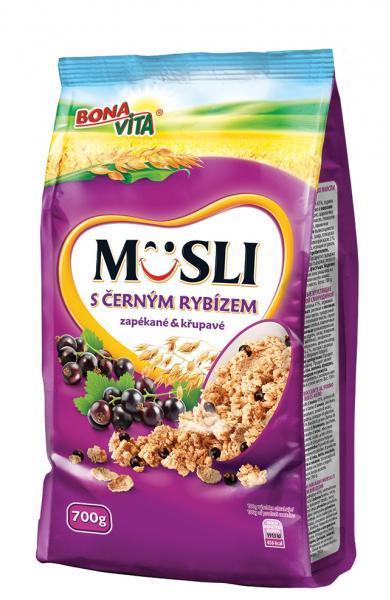 Fotografie - müsli s černým rybízem křupavé Bonavita