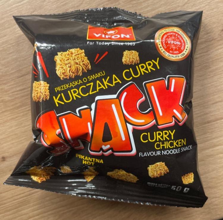 Fotografie - Snack Przekąska o smaku kurczaka curry pikantna Vifon