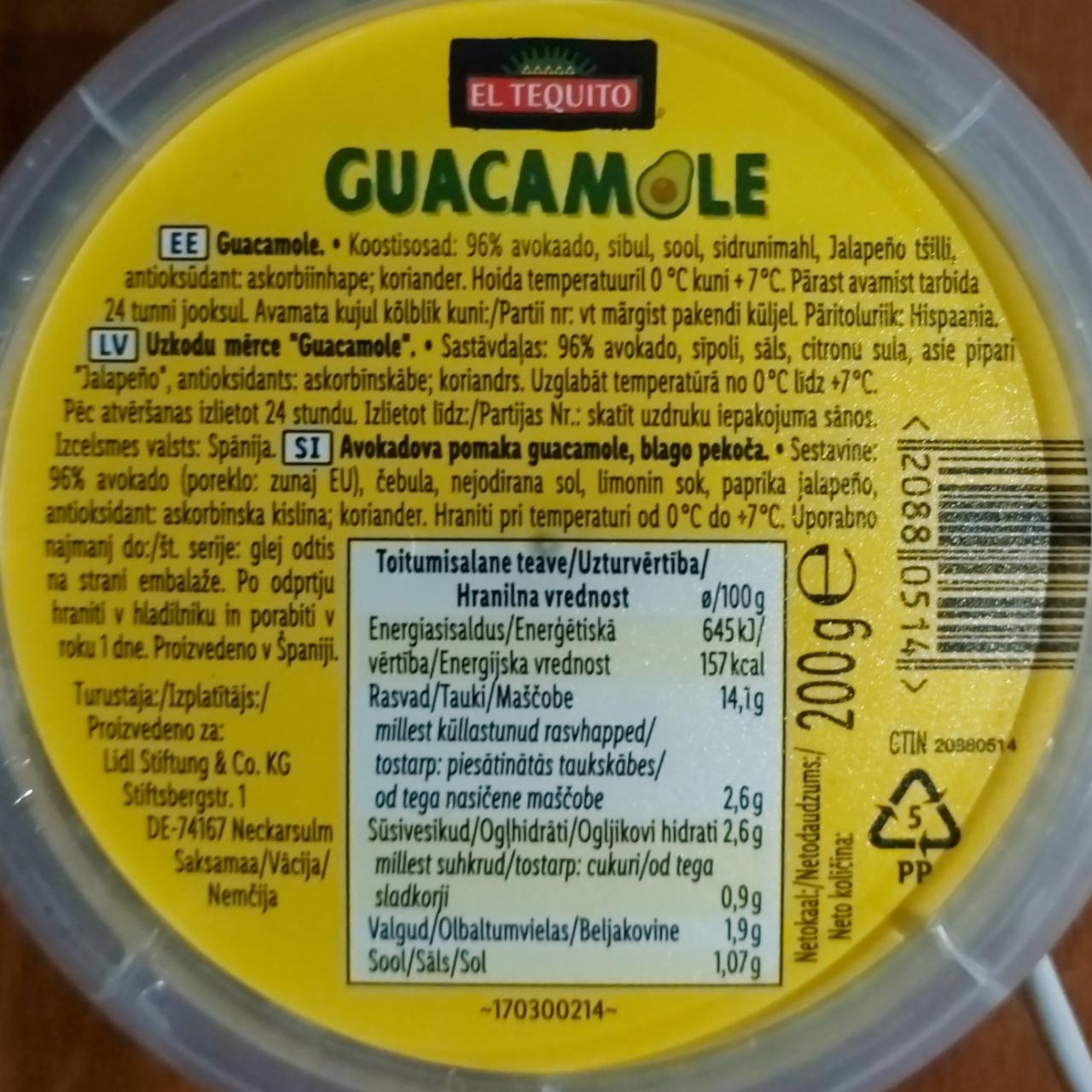 Fotografie - Guacamole El Tequito