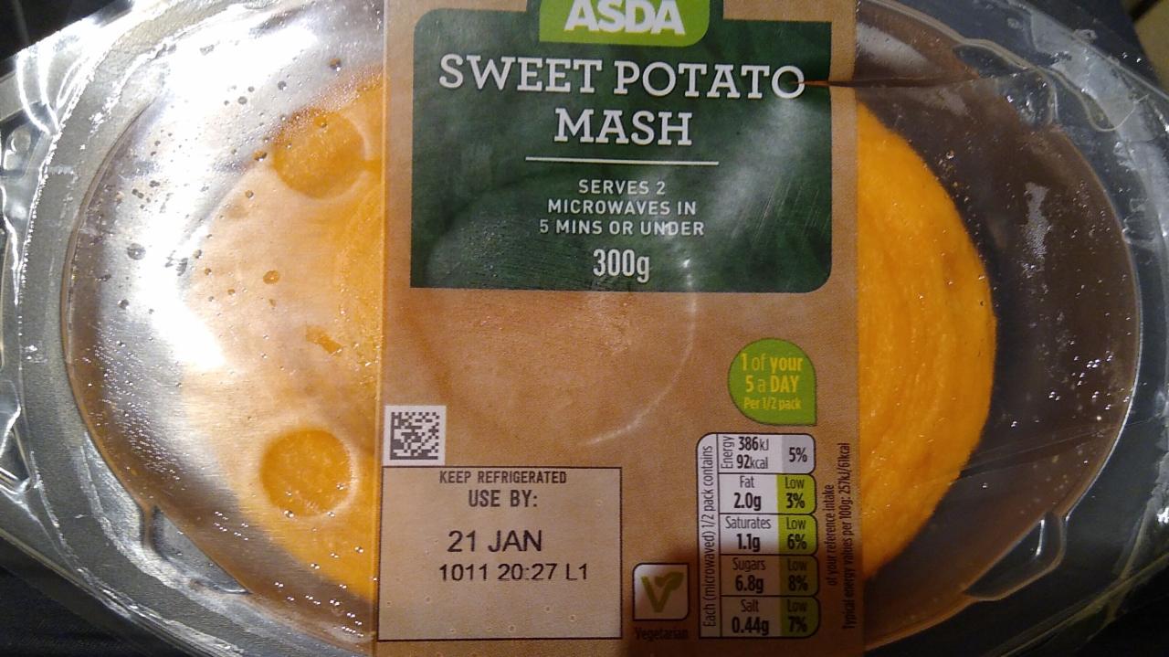 Fotografie - Sweet Potato Mash Asda