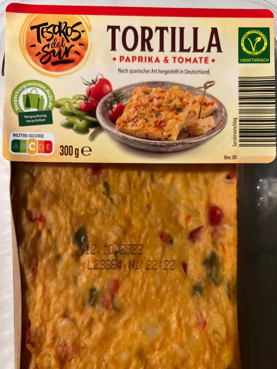 Fotografie - Tortilla Paprika & Tomate Tesoros del Sur