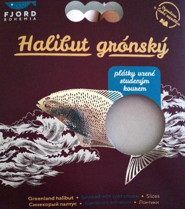 Fotografie - Halibut grónský uzený plátky uzené studeným kouřem Fjord Bohemia