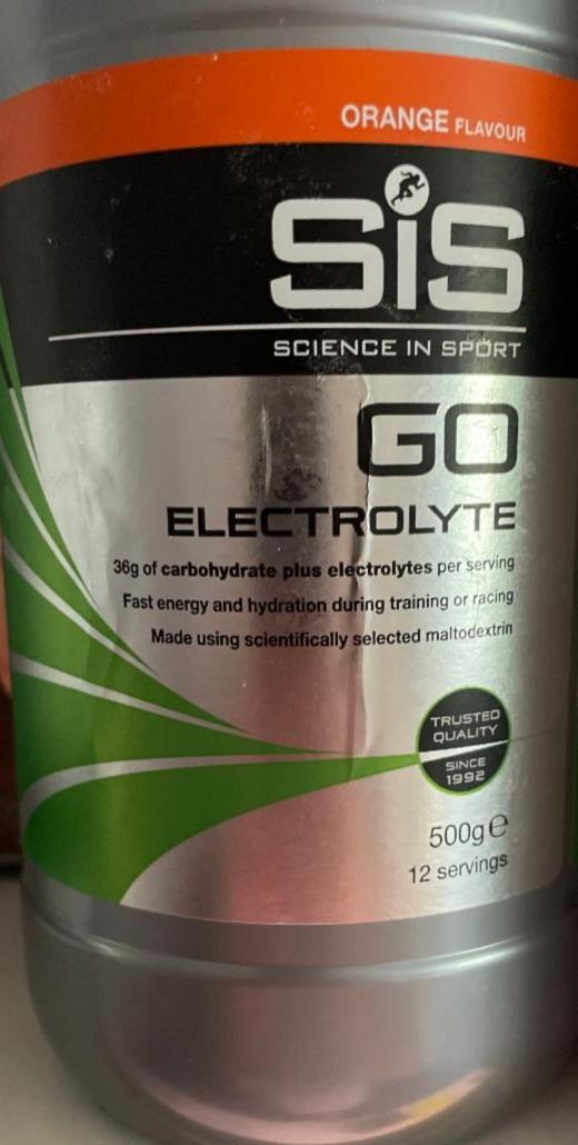 Fotografie - SiS Go Electrolyte pomeranč