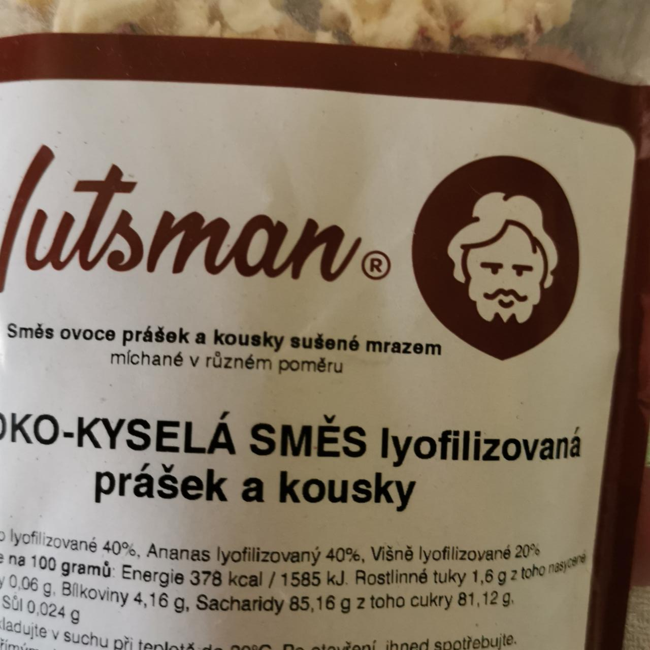 Fotografie - Sladko-kyselá směs lyofilizovaná Nutsman