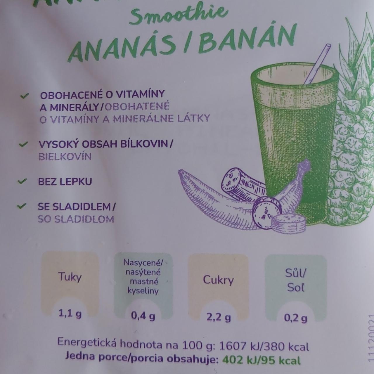 Fotografie - Smoothie ananas banán Prodietix