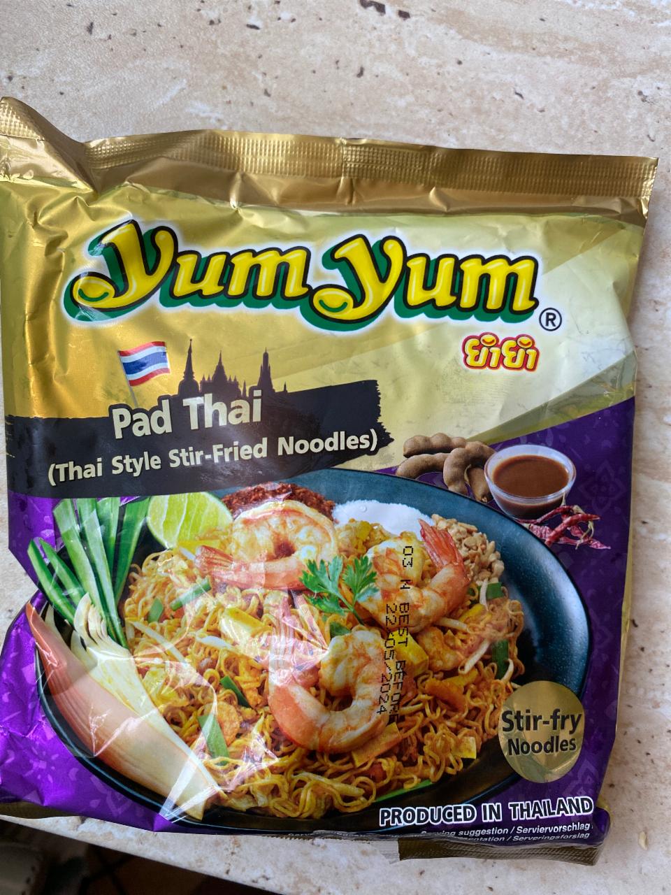 Fotografie - Instant Noedels Pad Thai Yum Yum