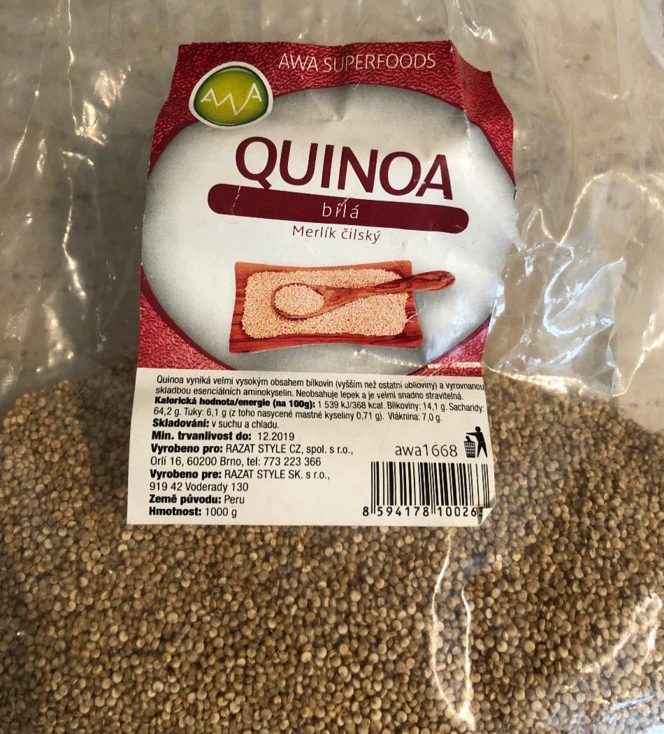 Fotografie - Quinoa bílá Merlík čínský AWA superfoods