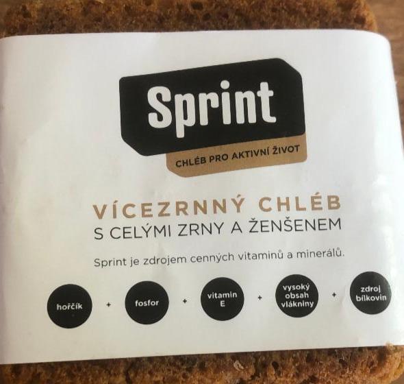 Fotografie - Vícezrnný chléb s celými zrny a ženšenem Sprint