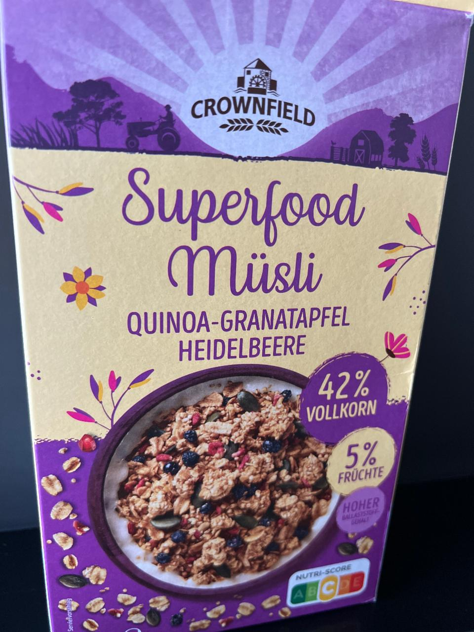 Fotografie - Superfood Müsli Crownfield