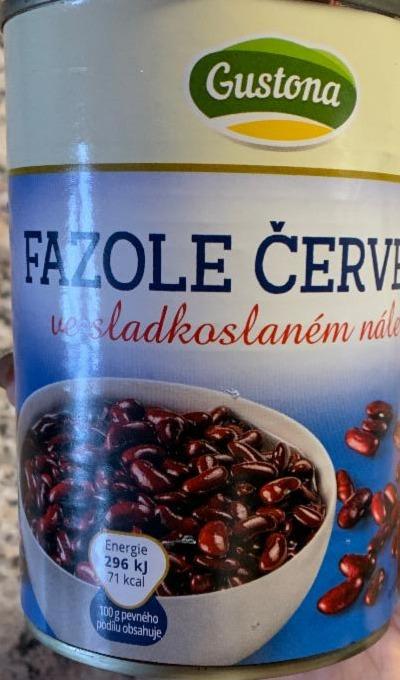 Fotografie - Fazole červené ve sladkoslaném nálevu Gustona