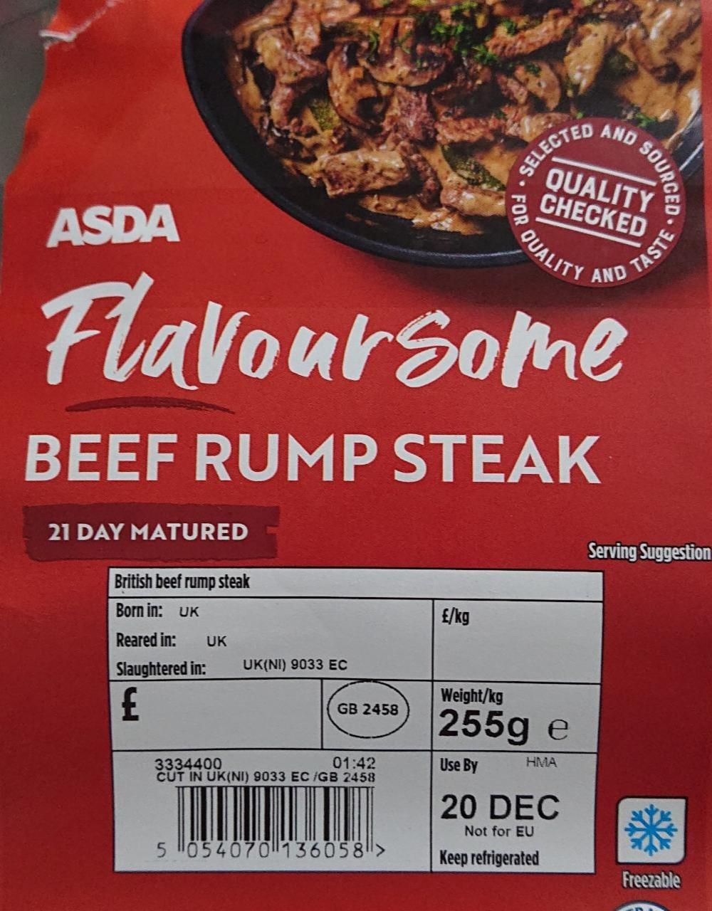 Fotografie - Beef rump steak Asda