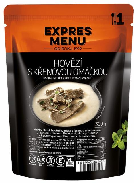 Fotografie - Hovězí s křenovou omáčkou Expres menu