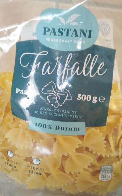 Fotografie - Farfalle 100% durum PASTANI