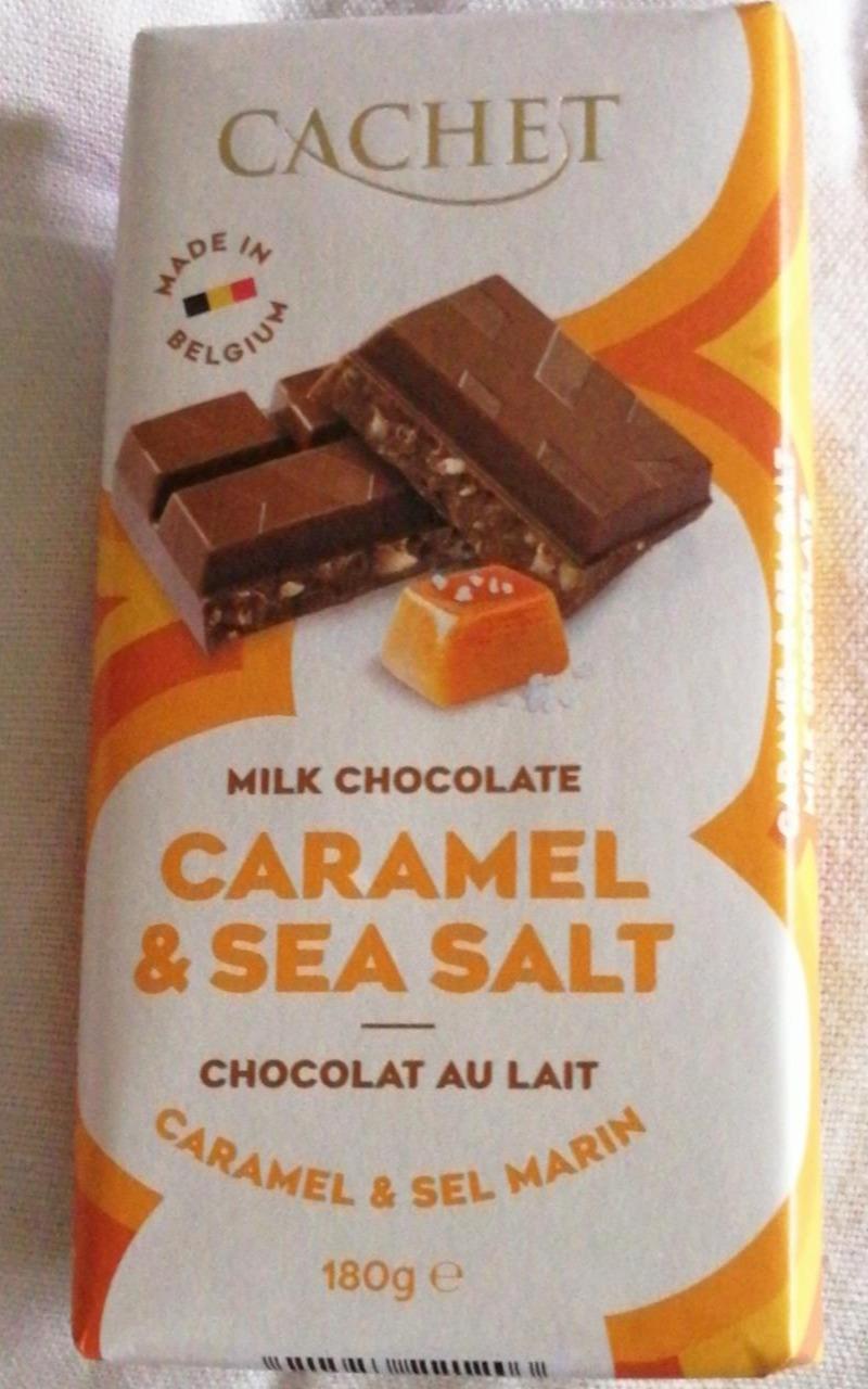 Fotografie - Milk chocolate caramel & sea salt Cachet