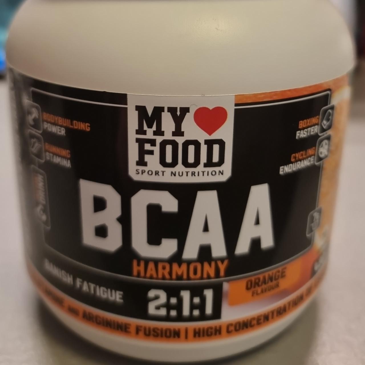 Fotografie - BCAA Harmony Orange flavour My Food