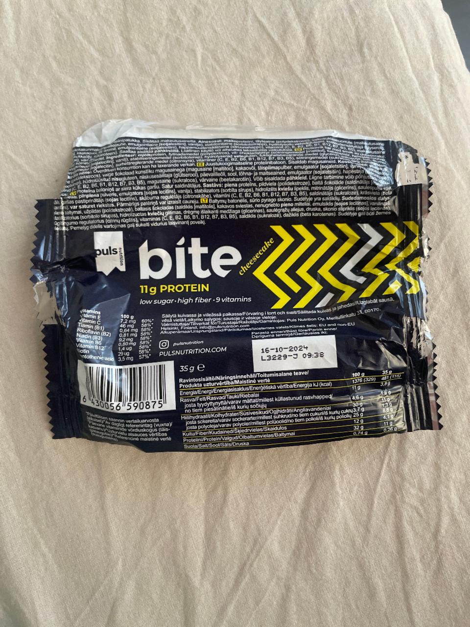 Fotografie - Bite protein cheesecake Puls Nutrition