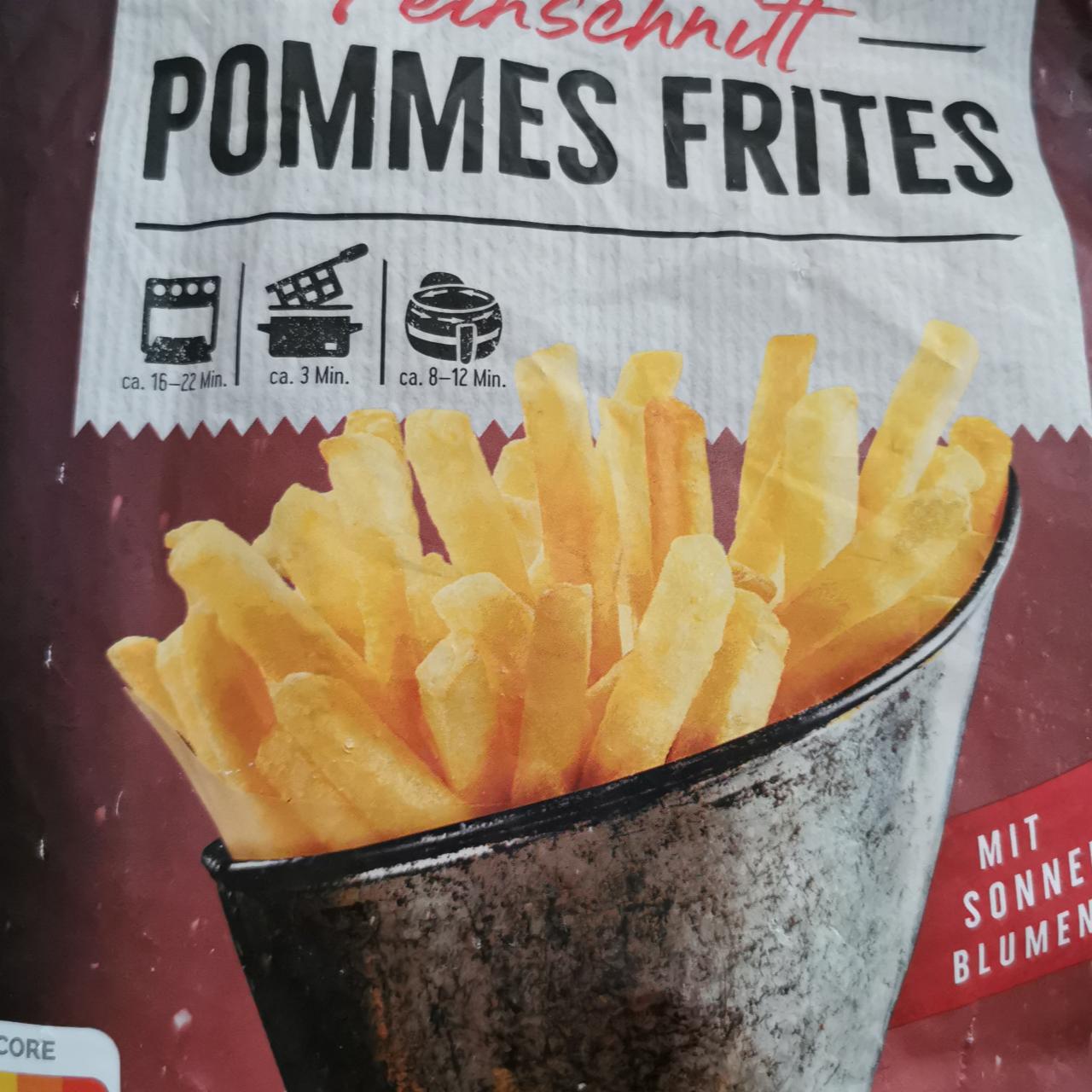 Fotografie - Pommes Frites Feinschnitt Globus