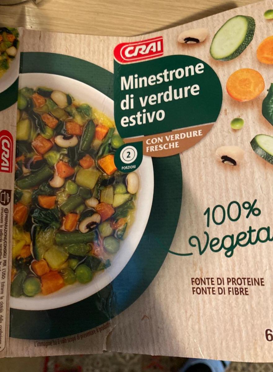 Fotografie - Minestrone di verdure estivo Crai